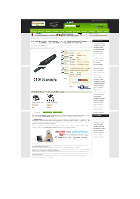 Alimentatore 90W Trade-Shop Per Dell Studio (1435, 1440, 1535, 1536, 1537, 15, 17...)