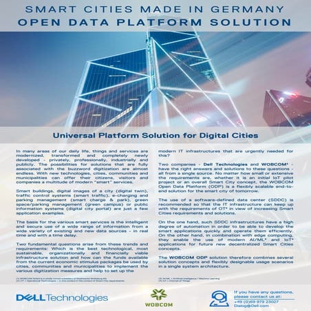 Universal Platform Solution for Digital Cities