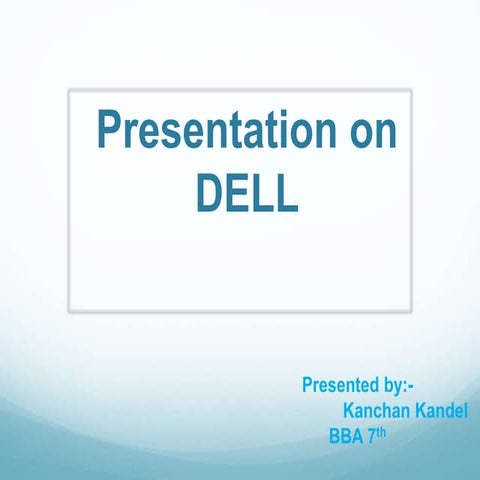 Dell vs dabur