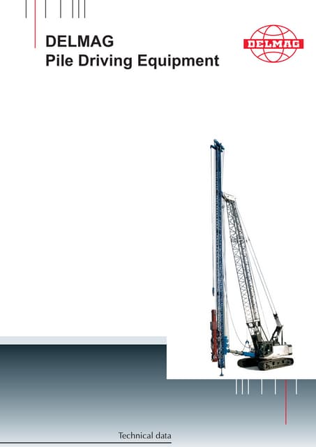 Piling equipment Delmag Sennebogen | PPT