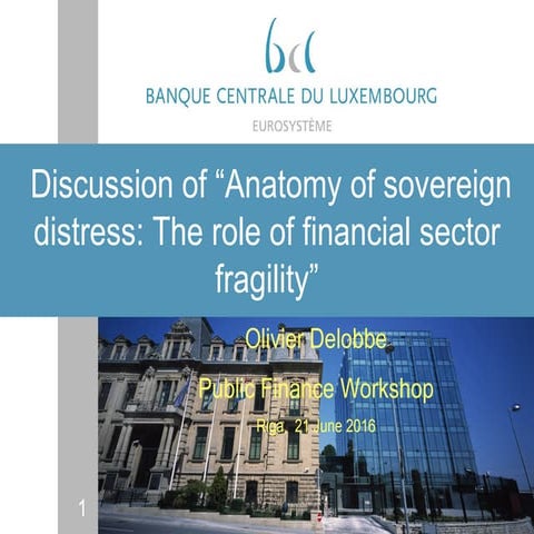 Discussion of “Anatomy of sovereign distress: The role of financial sector fr...