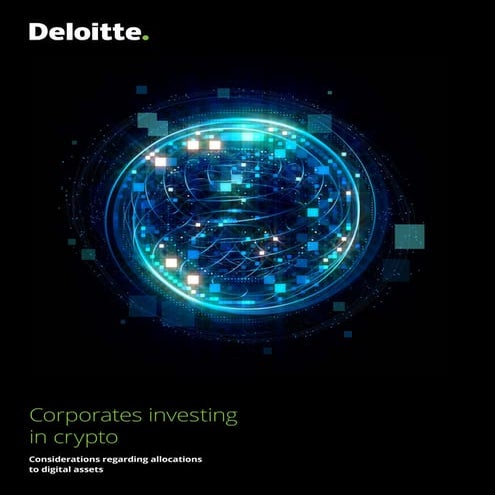 Deloitte bitcoin-guide-corporates-investing-in-crypto-microstrategy