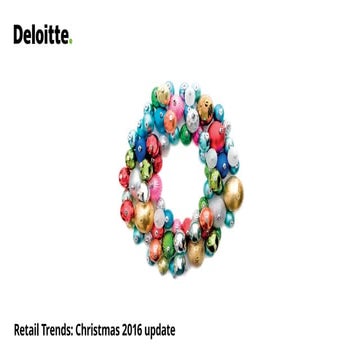 Retail Trends: Christmas 2016 update