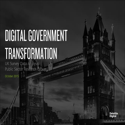 Government digital transformation