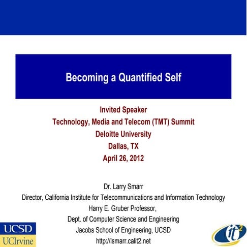 Becoming a Quantified Self