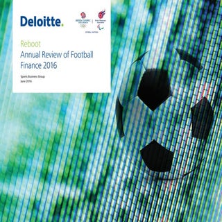 Annual Review of Football Finance 2016