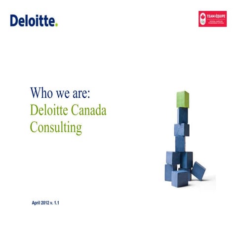 Deloitte Canada - Consulting Practice