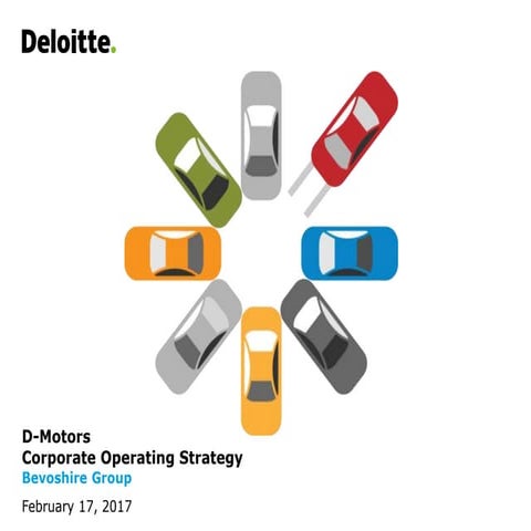 Deloitte Consulting Case Competition 2017