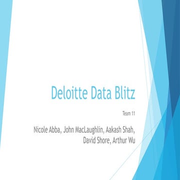 Deloitte Data Blitz