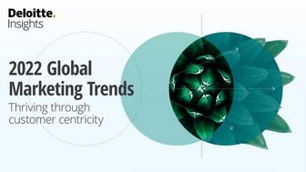 Deloitte digital | Global Marketing Trends 2022