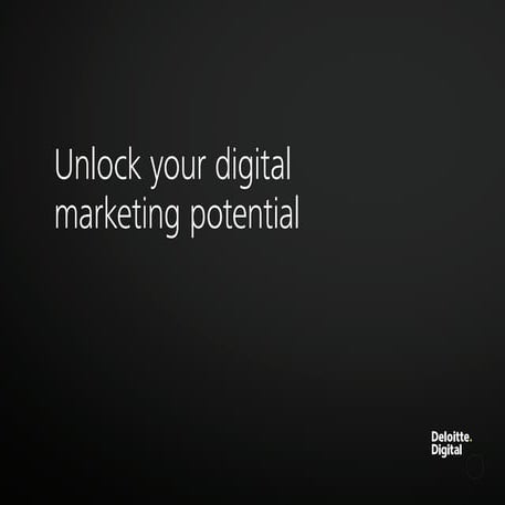 Deloitte digital marketing