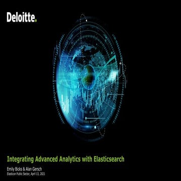 Integrating advanced analytics with Elasticsearch