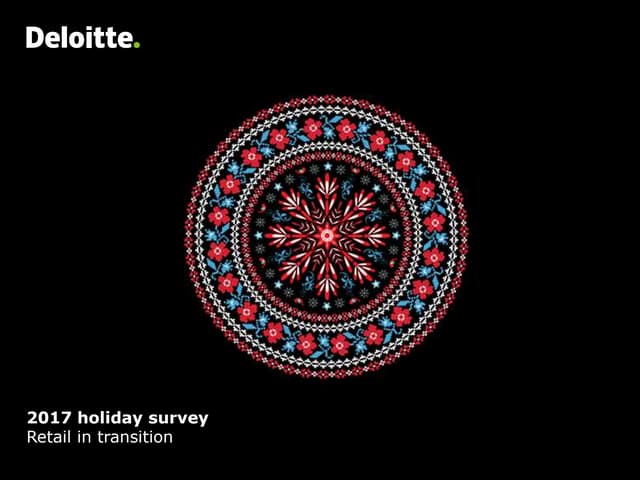 2017 holiday survey: An annual analysis of the peak shopping season