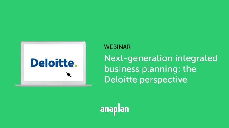 Integrated business planning process flow picture