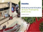 Deloitte’s 2015 pre-Thanksgiving su...
