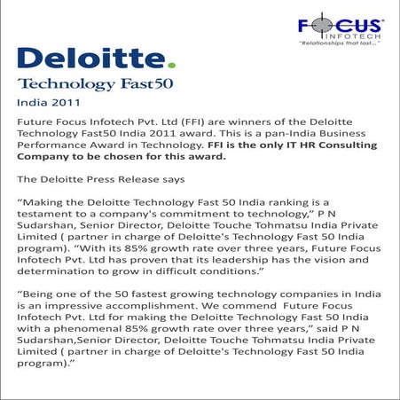 Future Focus Infotech | PPT