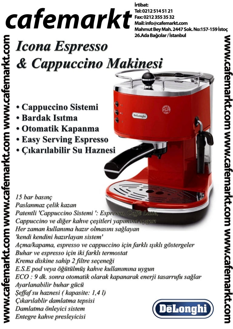 delonghi türk kahve makinesi