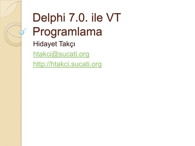 Delphi 7 | PPT