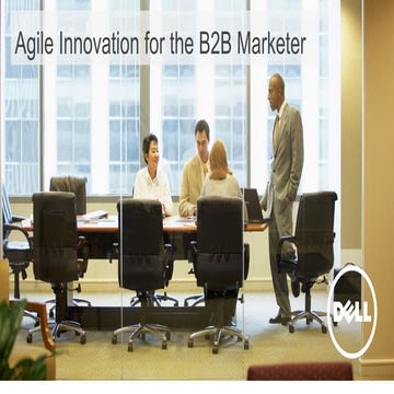 Agile Innovation for the B2B Marketer