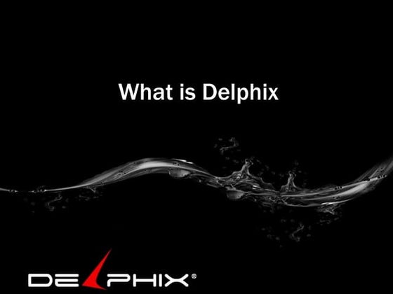 Delphix Workflow for SQL Server | PPT