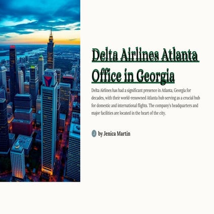 Company profile of the DELTA AIRLINES.pptx