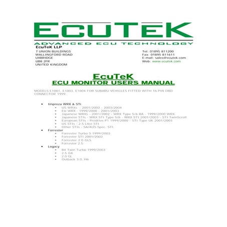 Ecutek