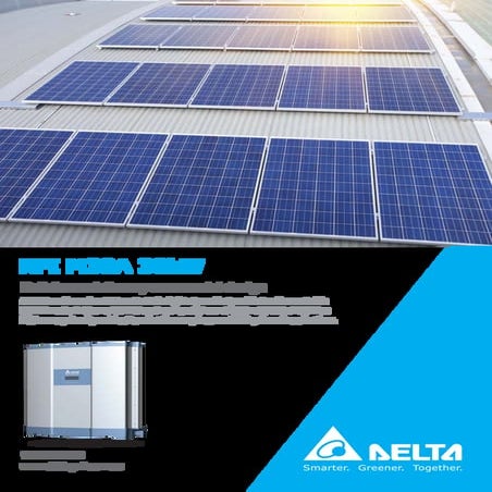 Delta M30A, 30kw Three Phase Solar inverter