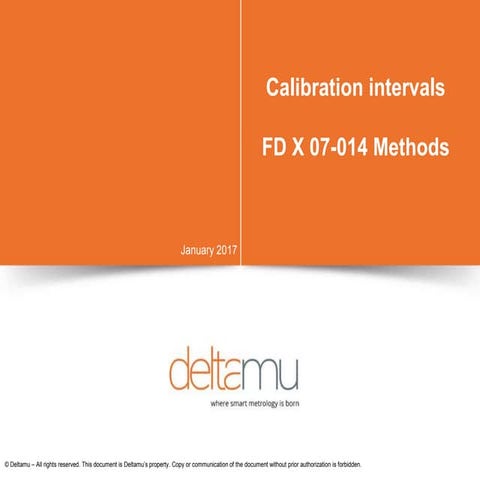 Deltamu : FD X 07-014 methods | PPTX