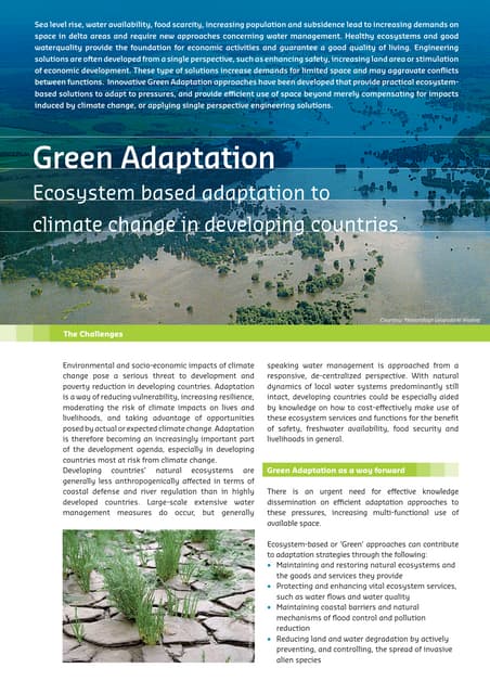 Deltares Green Adaptation Brochure11 2010