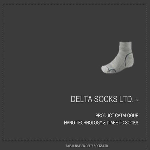 Delta Socks Ltd. Nano Tech & Diabetic Socks