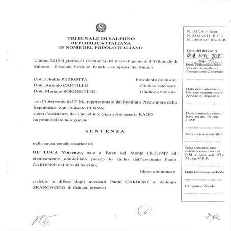 Traffico rifiuti, il documento riservato su Giorgio Comerio | PDF