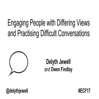 Delyth jewell, Engaging people with...
