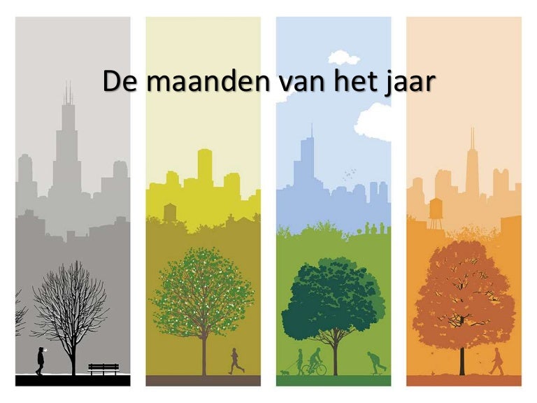 De maanden van het jaar De maanden van het jaar