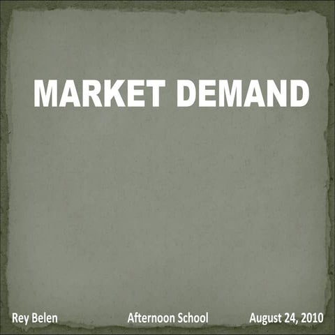 Demand