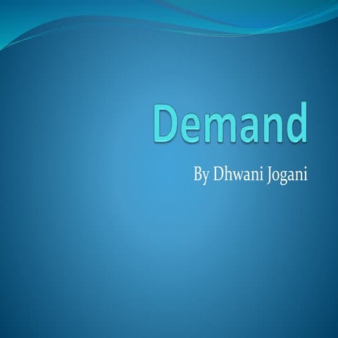Demand