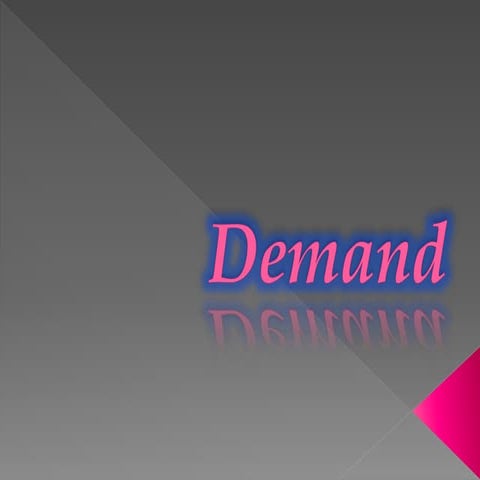 Demand
