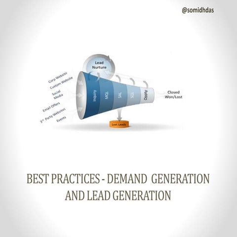 Demand - Lead Generation Best Practices