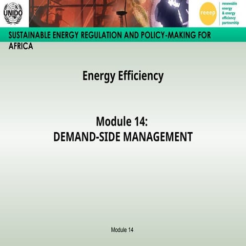 DEMAND-SIDE MANAGEMENT by UNIDO......ppt