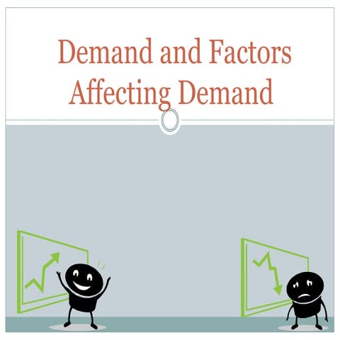 Demand 1 introduction menaing scope importance