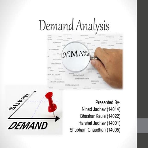 Demand analysis
