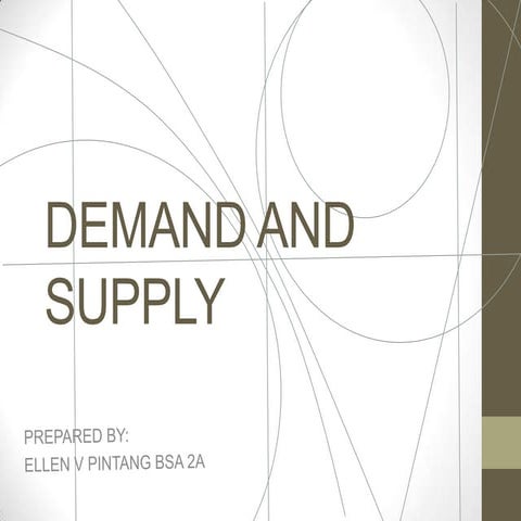 Demand and supply | PPT