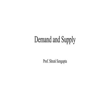 Demand and supply | PPT