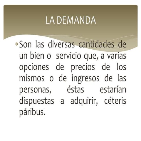 Demanda, oferta y elasticidad