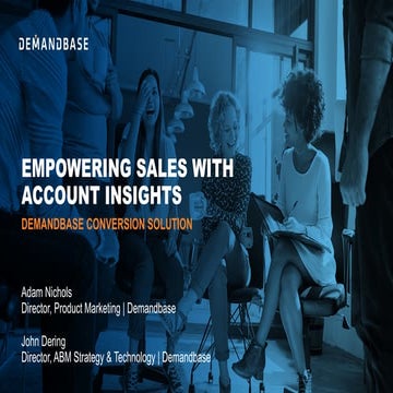 Empowering Sales with Account Insights