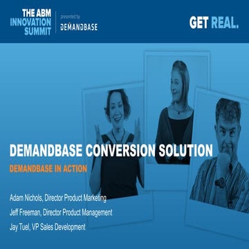Demandbase Solution Overview: Conversion Solution