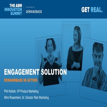Demandbase Solution Overview: Engagement Solution