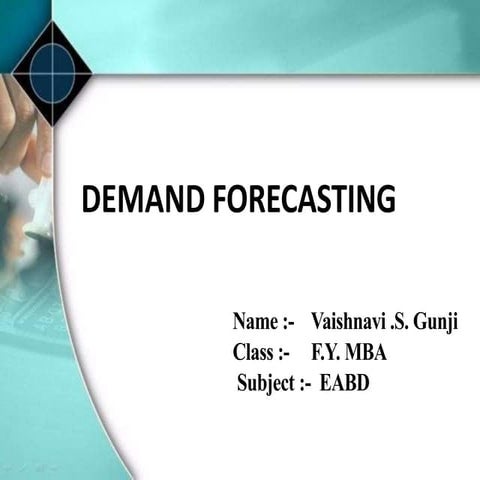 Demand Forcasting(Vaishnavi ).pptx