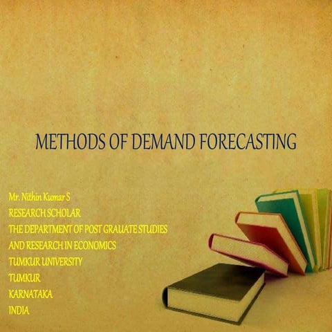 Demand forecasting 