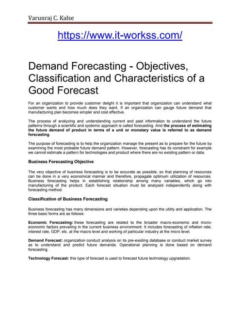 Forecasting | PPSX
