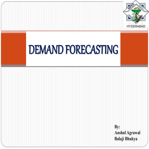 Demand forecasting 